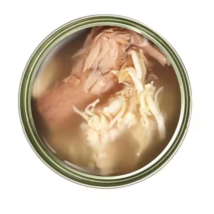 Comida enlatada para gatos de sabor a pescado disponible de alta calidad, comida enlatada para perros, fábrica de comida húmeda para mascotas