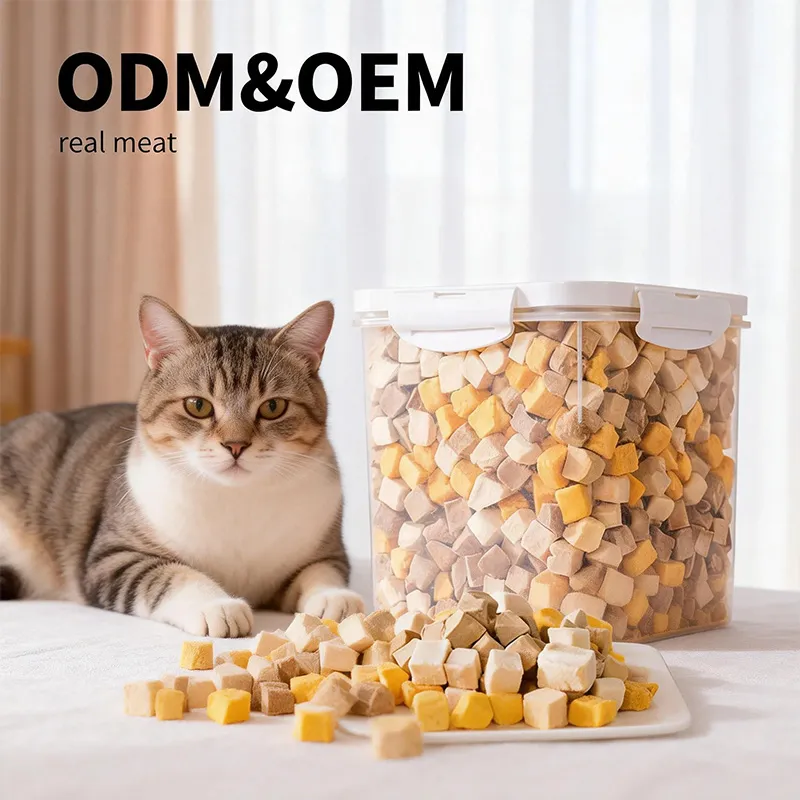 Exportar Grado Apetitoso Comida Liofilizada para Mascotas Snacks Saludables