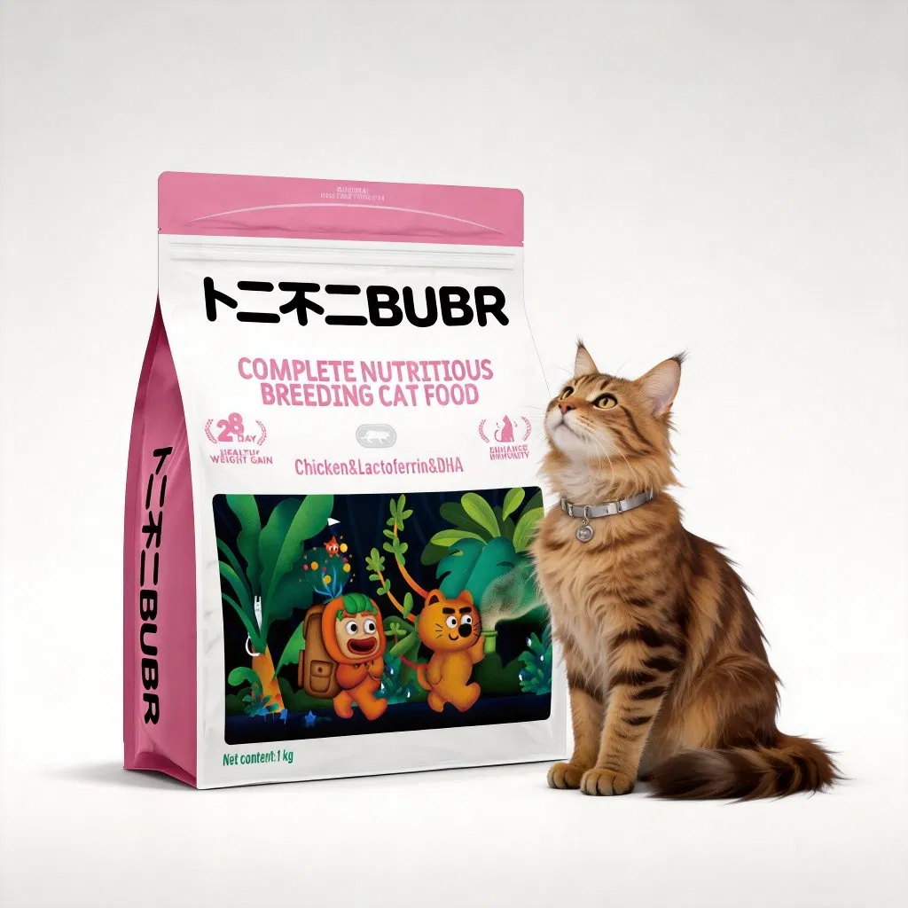 Fabricante de comida para gatos alta en proteínas, marca privada, busca socios de tiendas de mascotas