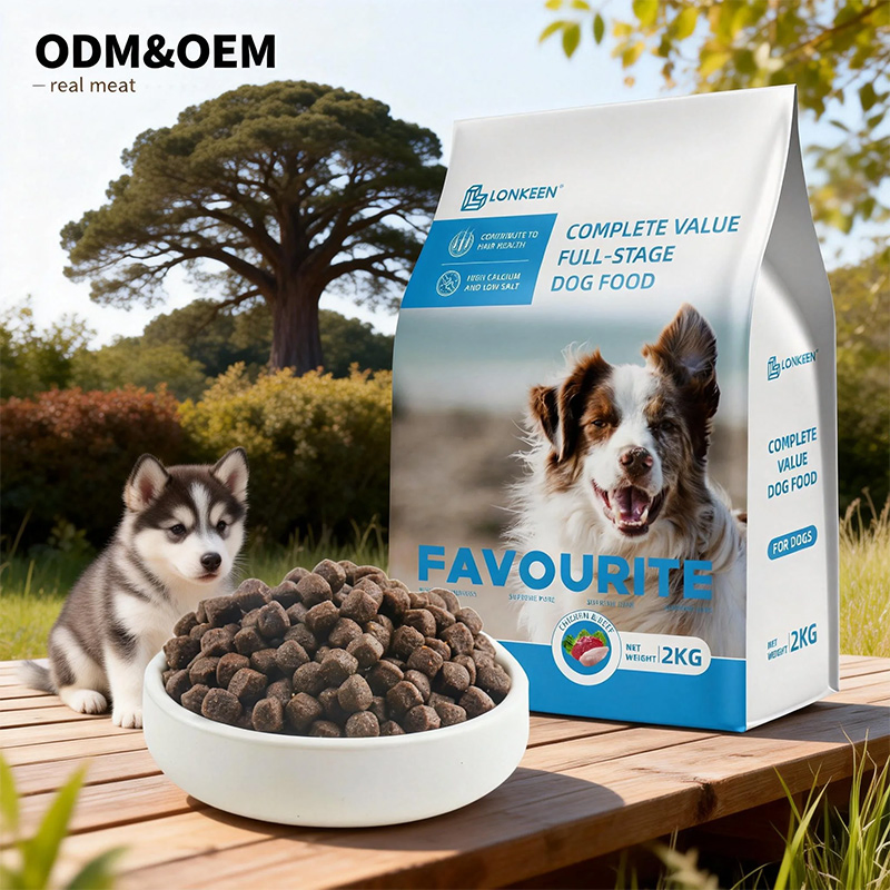 Comida seca para perros de pescado fresco, alta en proteínas y libre de granos para estómagos sensibles 500g