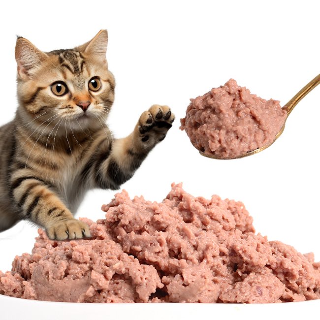 Comida Húmeda Premium para Gatos 100g Mejores Vendedores Nueva Llegada Estómago Sensible Bajo MOQ OEM y ODM Certificado de FDA/BRC/Ifs/CE/Halal