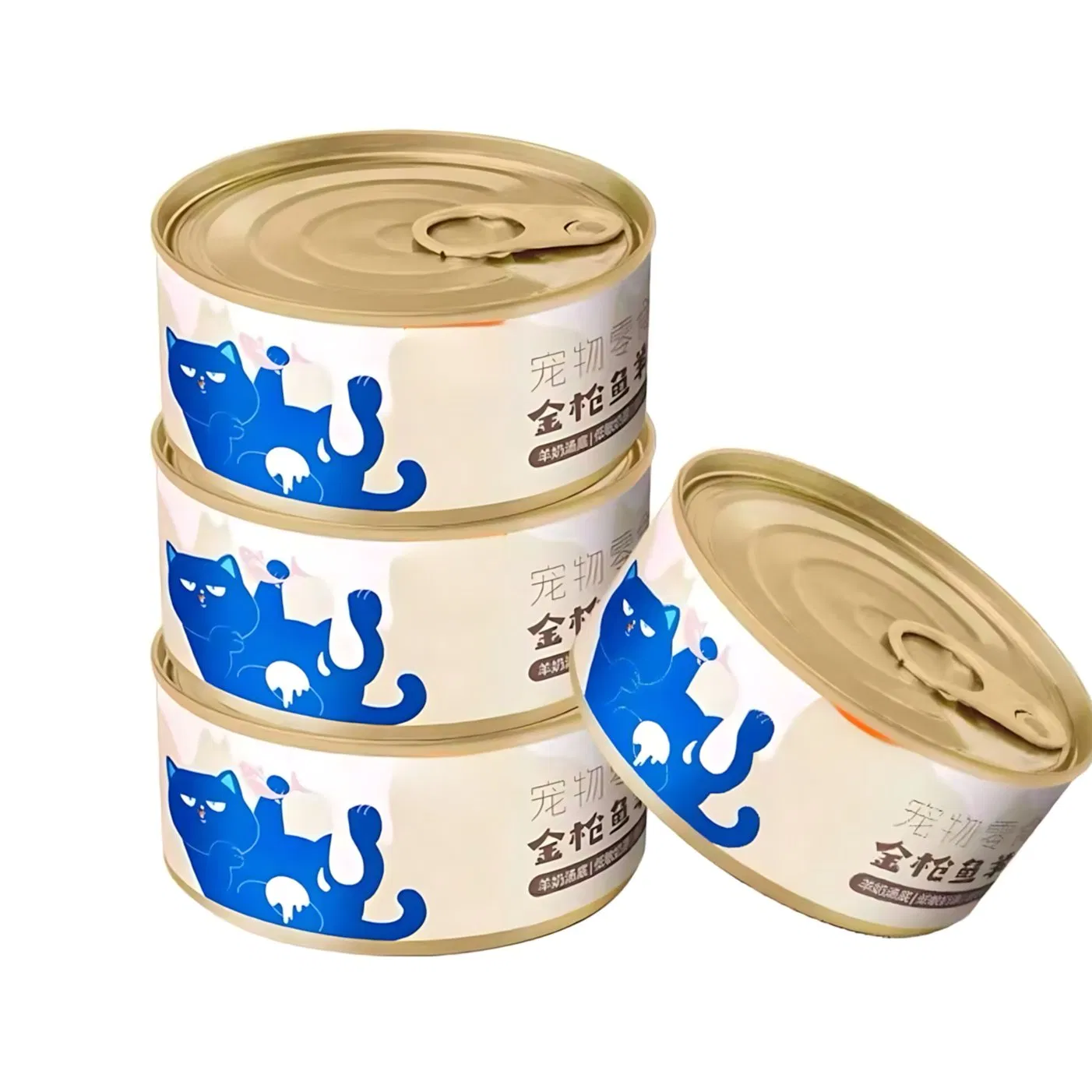 Comida húmeda para gatos de conejo y pollo suculenta en salsa, fuente de proteína única para estómagos sensibles