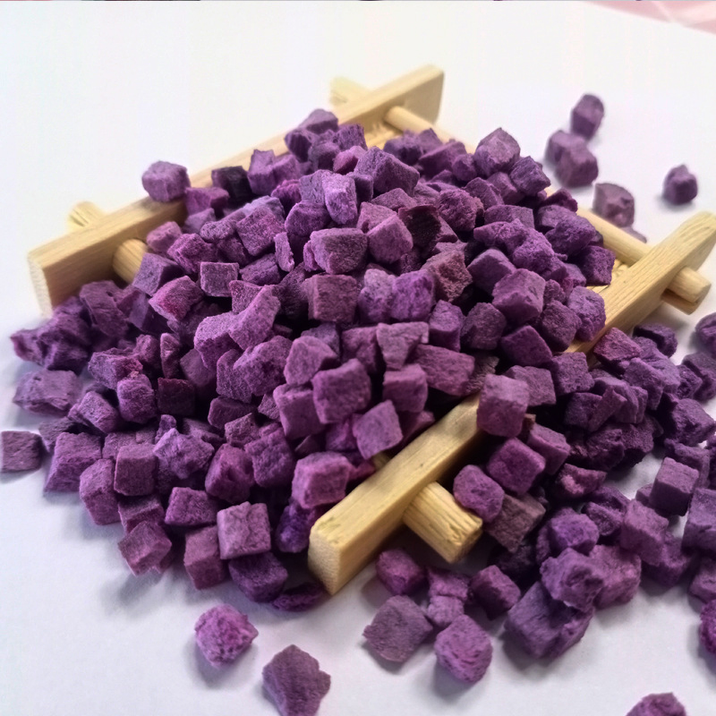 Precio de fábrica de batata morada liofilizada verduras fd comida para mascotas