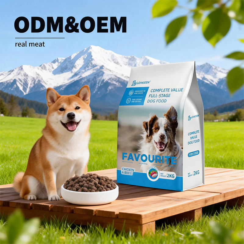 Comida seca para perros de pescado fresco, alta en proteínas y libre de granos para estómagos sensibles 500g