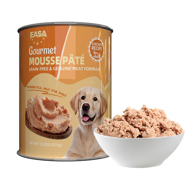 Comida Húmeda Easa Dog Sin Granos Fórmula de Carne de Res y Pescado con Soporte para la Salud de las Articulaciones y la Piel Vitaminas y Minerales 375g para Todas las Razas