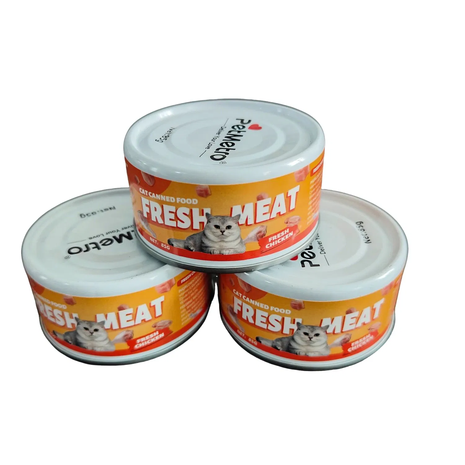 Mezcla de carne fresca sin granos nutritiva con abastecimiento premium ideal para socios de marca privada Neto 85g comida para mascotas de carne fresca