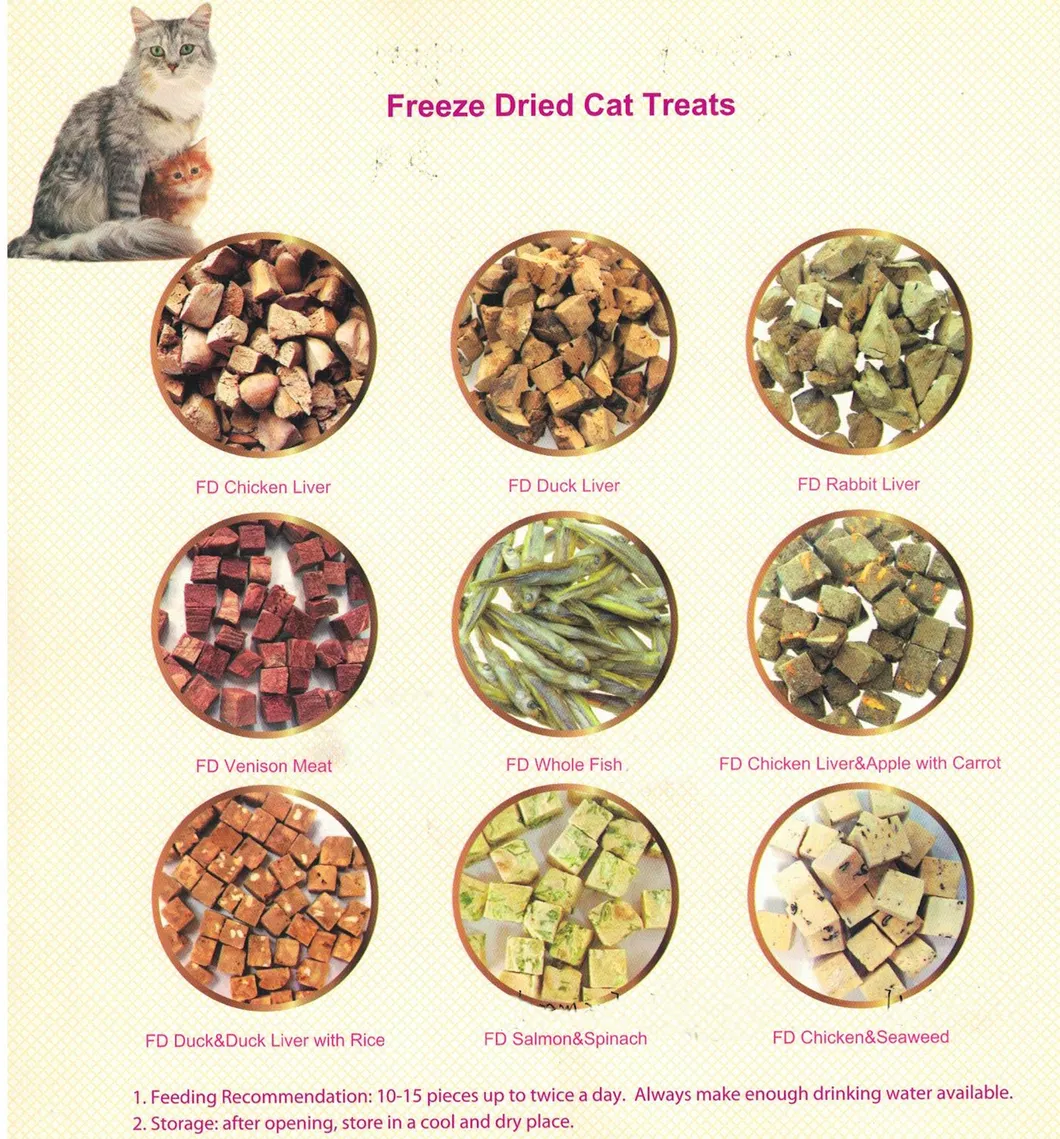 Salmón liofilizado/Comida para mascotas/Comida para perros/Comida para gatos
