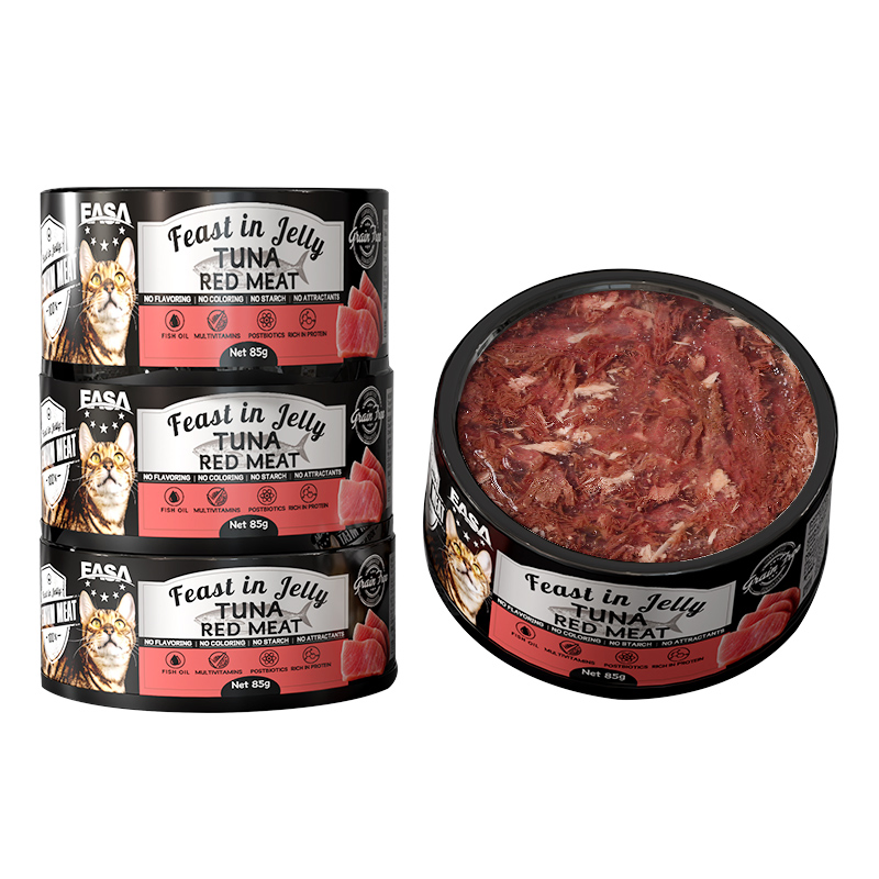 Comida Húmeda para Gatos Feast Jelly Fórmula de Pollo y Atún 85g