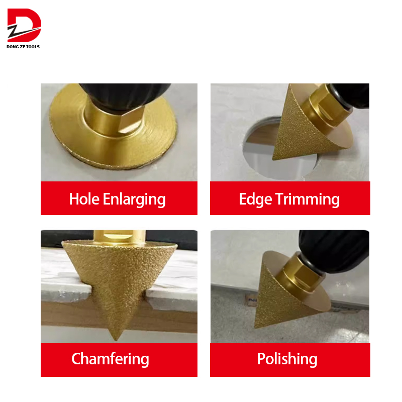Diamond beveling bit view 1