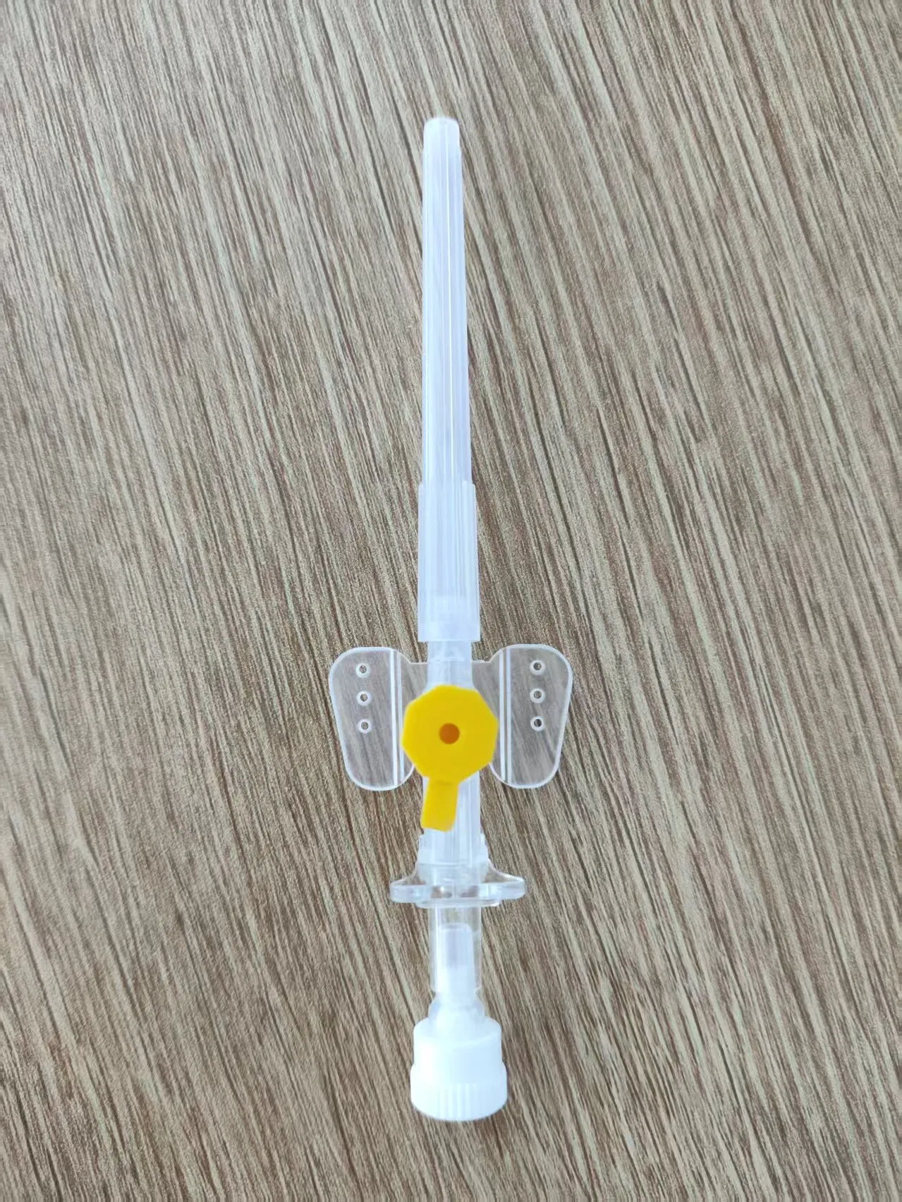Single Use IV Catheter Disposable Butterfly Type with Injection Port Blue
