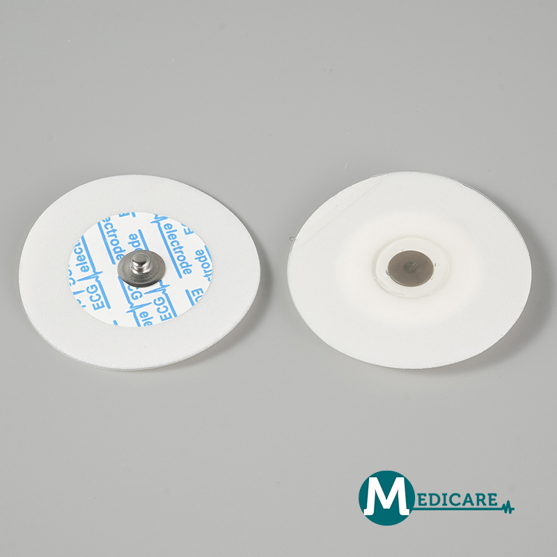 Hospital Medical Disposable Products ISO Marked PE Foam Backing Disposable ECG Electrode