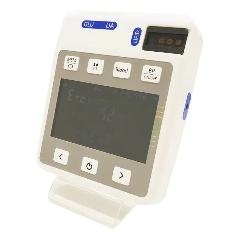 New Product 4in1 Multi- Function Analyzer Blood Glucose Monitor, Uric Acid, Cholesterol, Blood Pressure Monitor