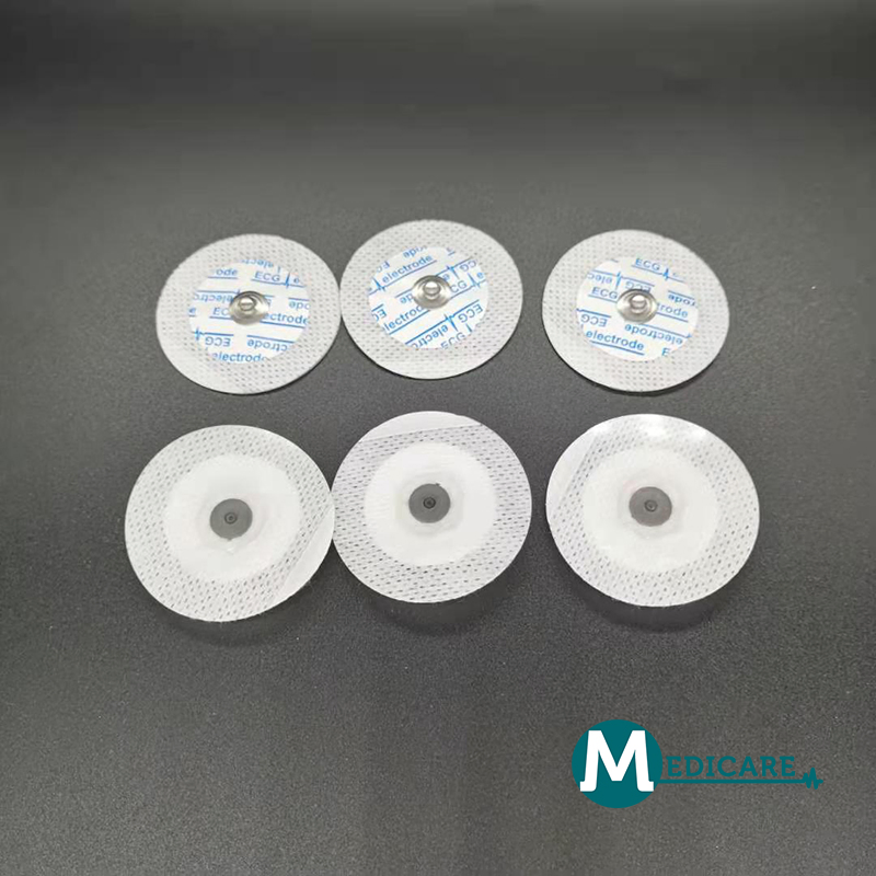 Hospital Medical Disposable Products ISO Marked PE Foam Backing Disposable ECG Electrode
