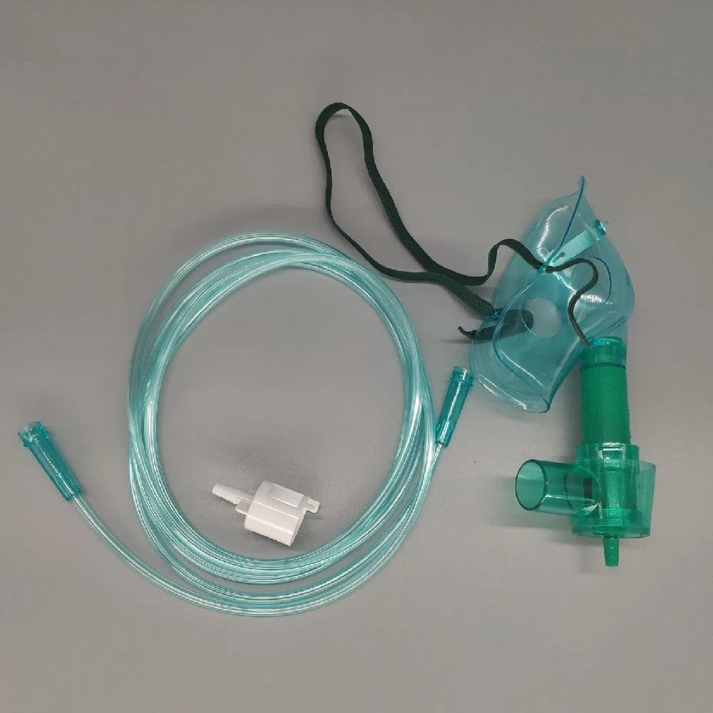 Elongated Under The Chin 2m Crush Resistant Tubing Medical Disposable Child Oxygen Mask