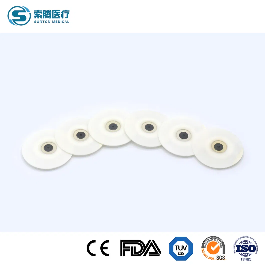 Sunton China 110 (50-130PPI Can Be Customized) Electrode Piece Manufacturers Free Sample Electrode Flat Nice Quality Medical Disposable ECG Electrode Slice