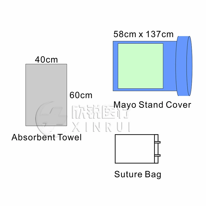 Sterile Medical Disposable General Universal Surgical Drape Pack
