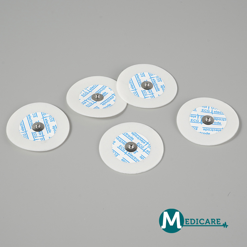 Hospital Medical Disposable Products ISO Marked PE Foam Backing Disposable ECG Electrode