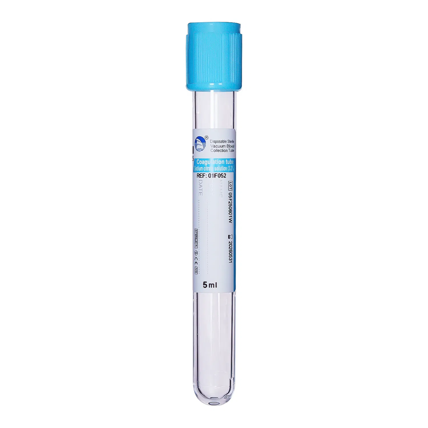 High Quality Light Blue Sterile Coagulation Tube for Blood Collection