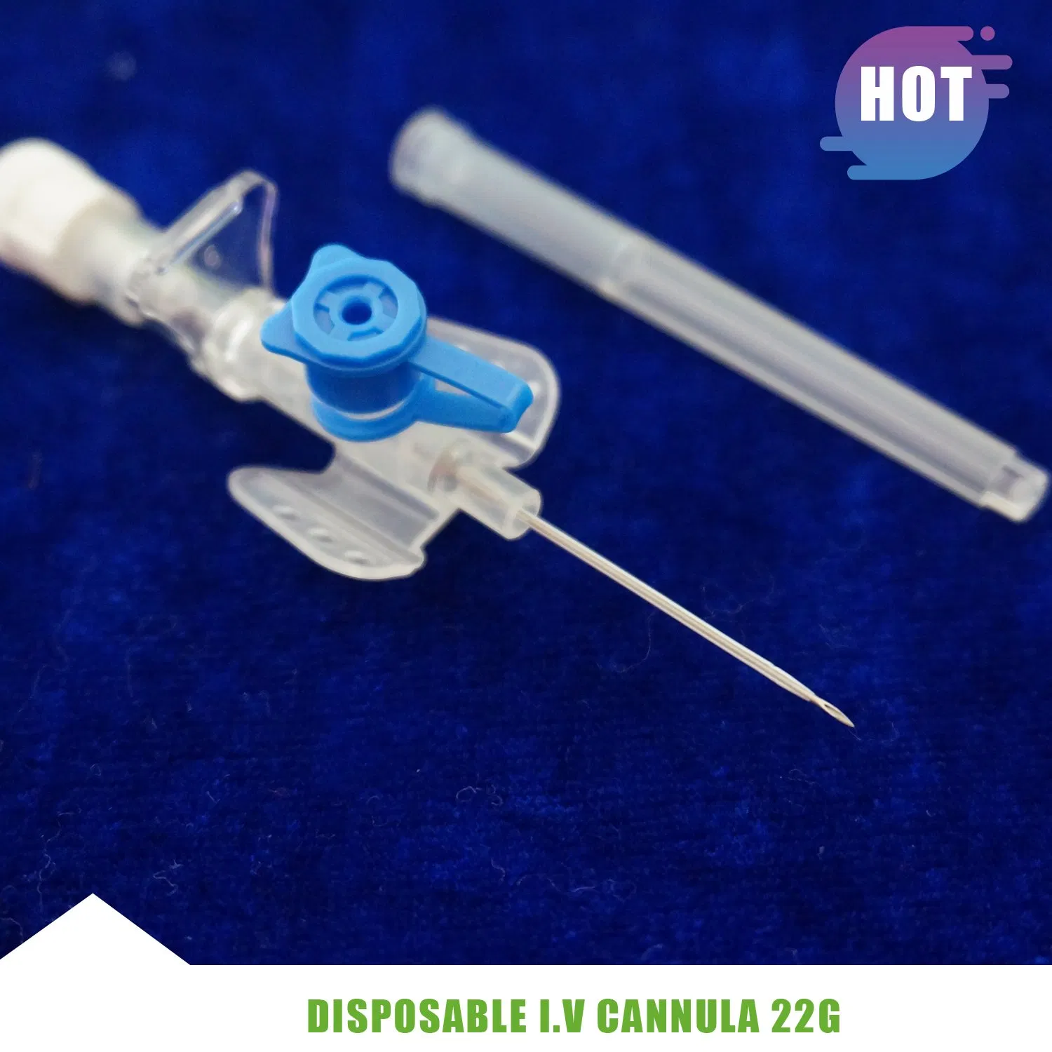 Manufacturer Various Type Disposable IV Cannula/Intravenous Cannula/IV Catheter 22g