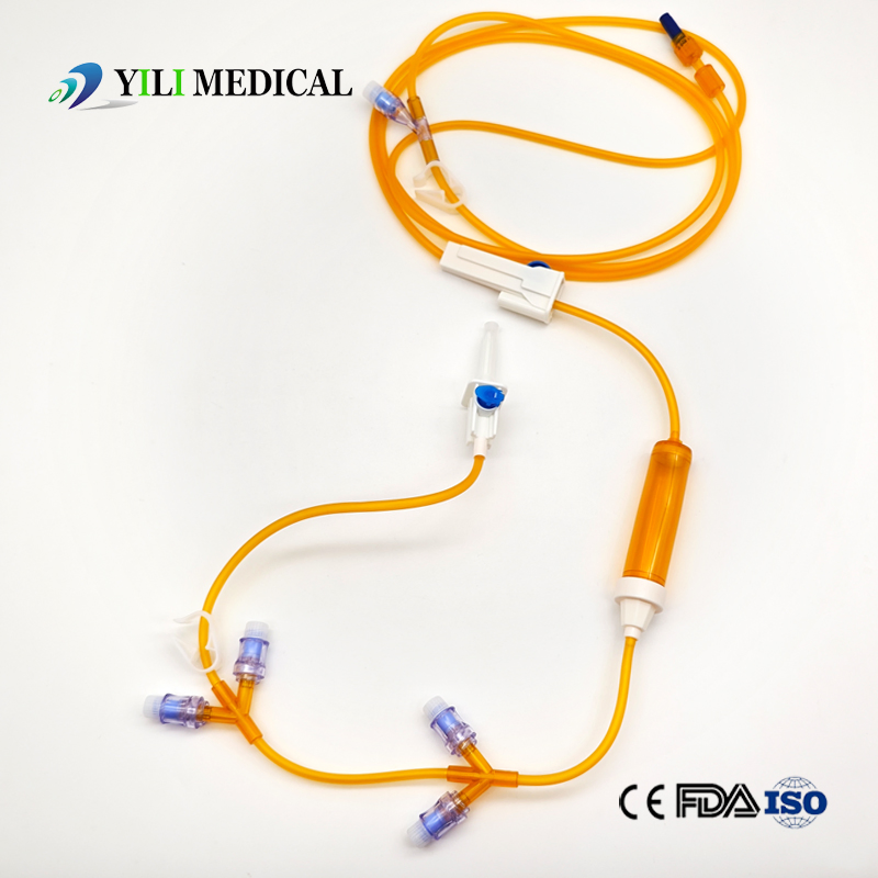 Factory Wholesale High Quality Sterile IV Infusion Set Medical Equipment Surgical Equipment Disposable Light-Proof Infusion Set with CE, ISO