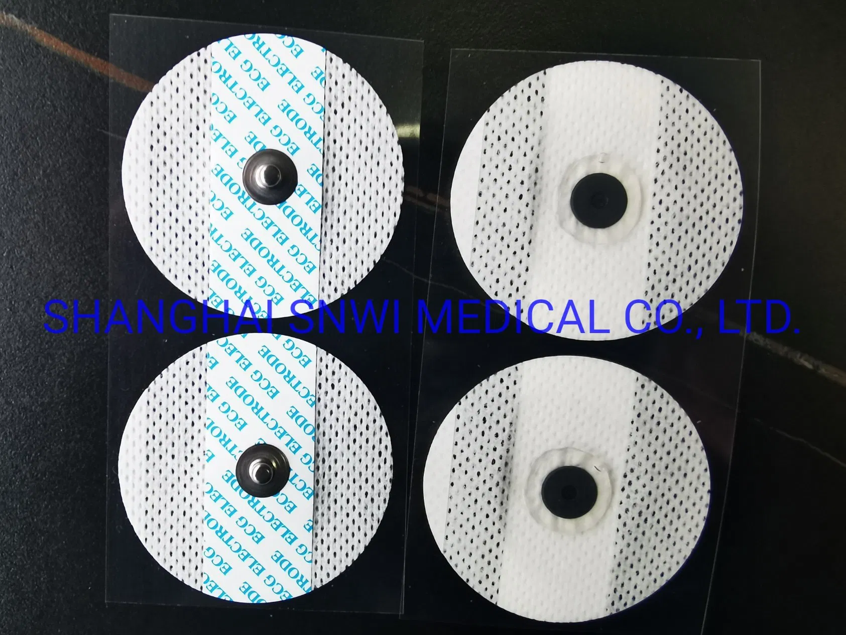 Disposable Non Woven ECG Electrode with Adult or Child Different Size for Hospital Use