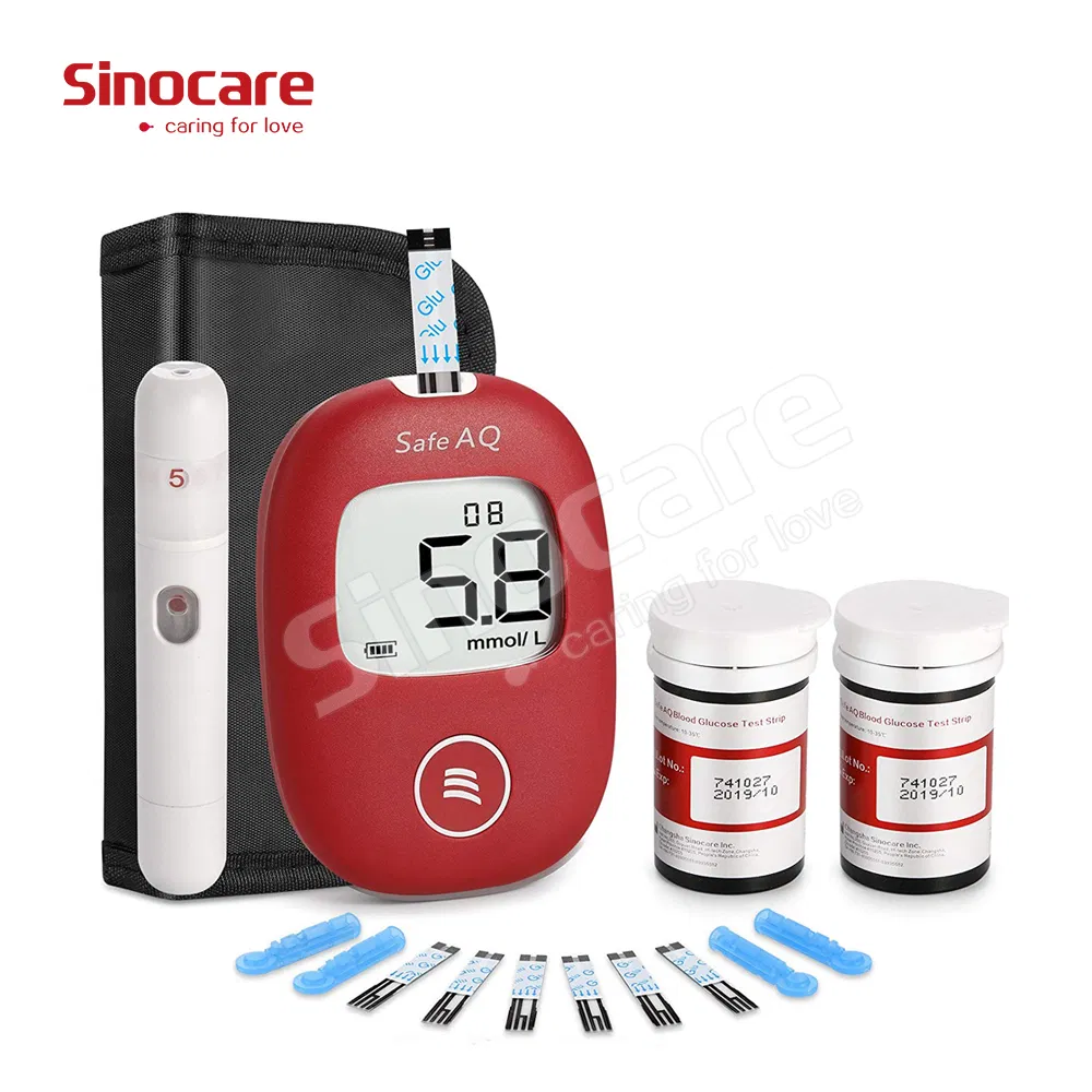 Sinocare Glucose Meter Digital Test Strips Glucometer Smart Price Diabetes Glucose Meter Monitors