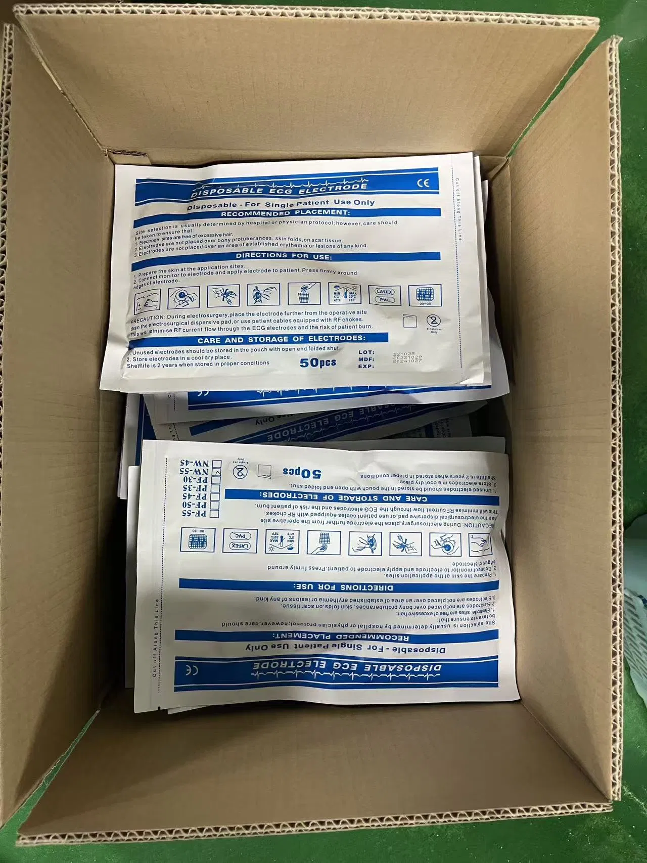 CE High quality Disposable ECG Electrode for Normal/MRI Environment