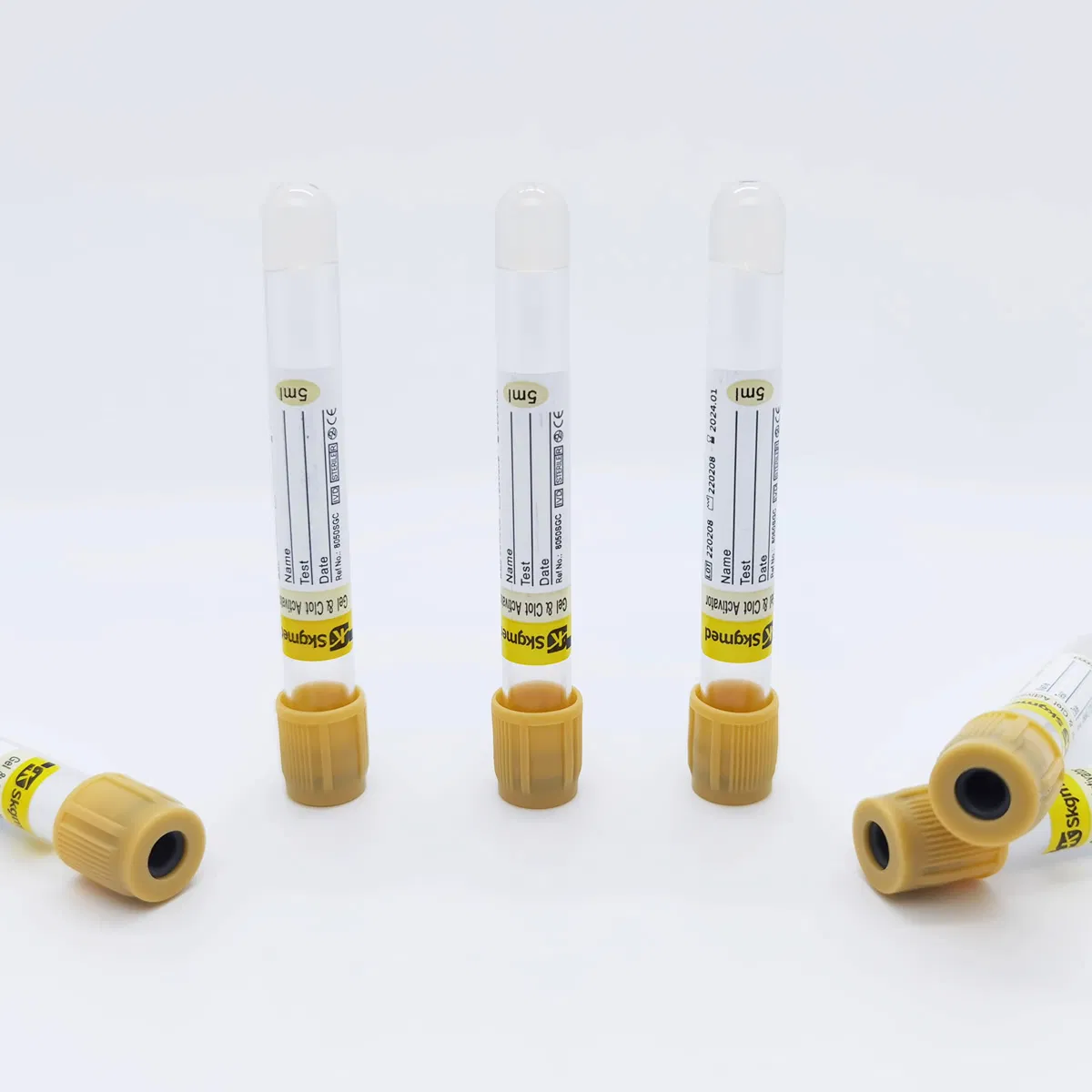 Separate Gel and Clot Activator Blood Collection Tube with CE Approval