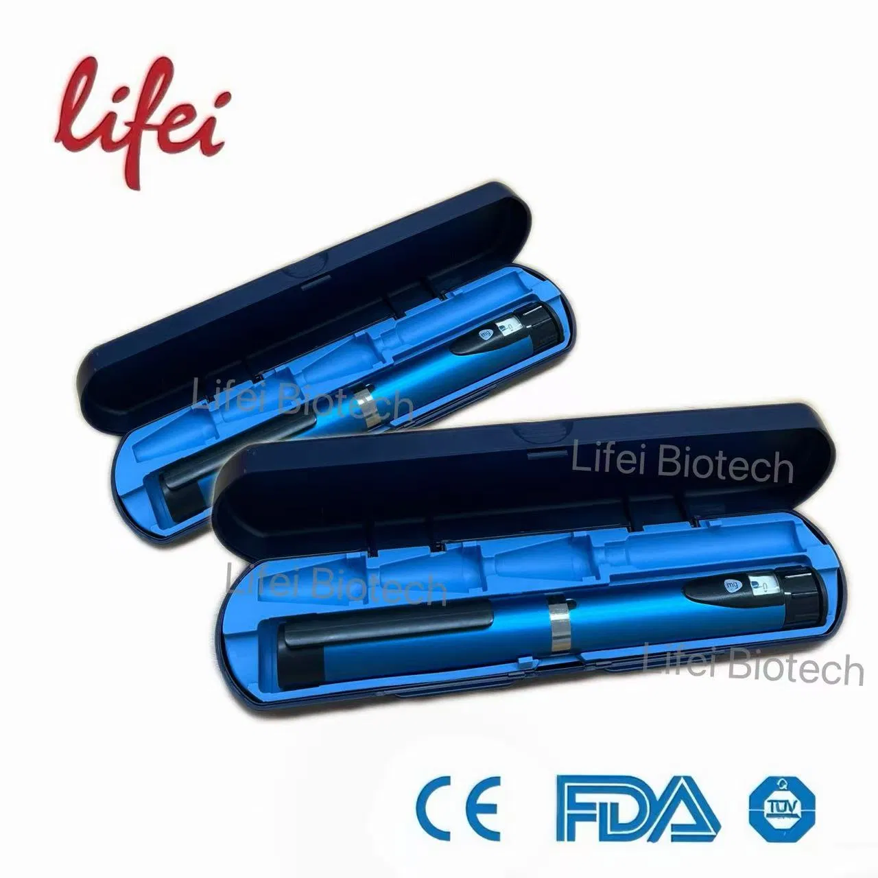 OEM Supported Reusable Portable Insulin Auto Injector Pen with Cartridges