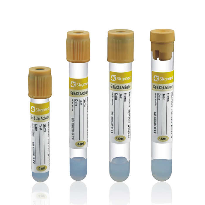 Separate Gel and Clot Activator Blood Collection Tube with CE Approval