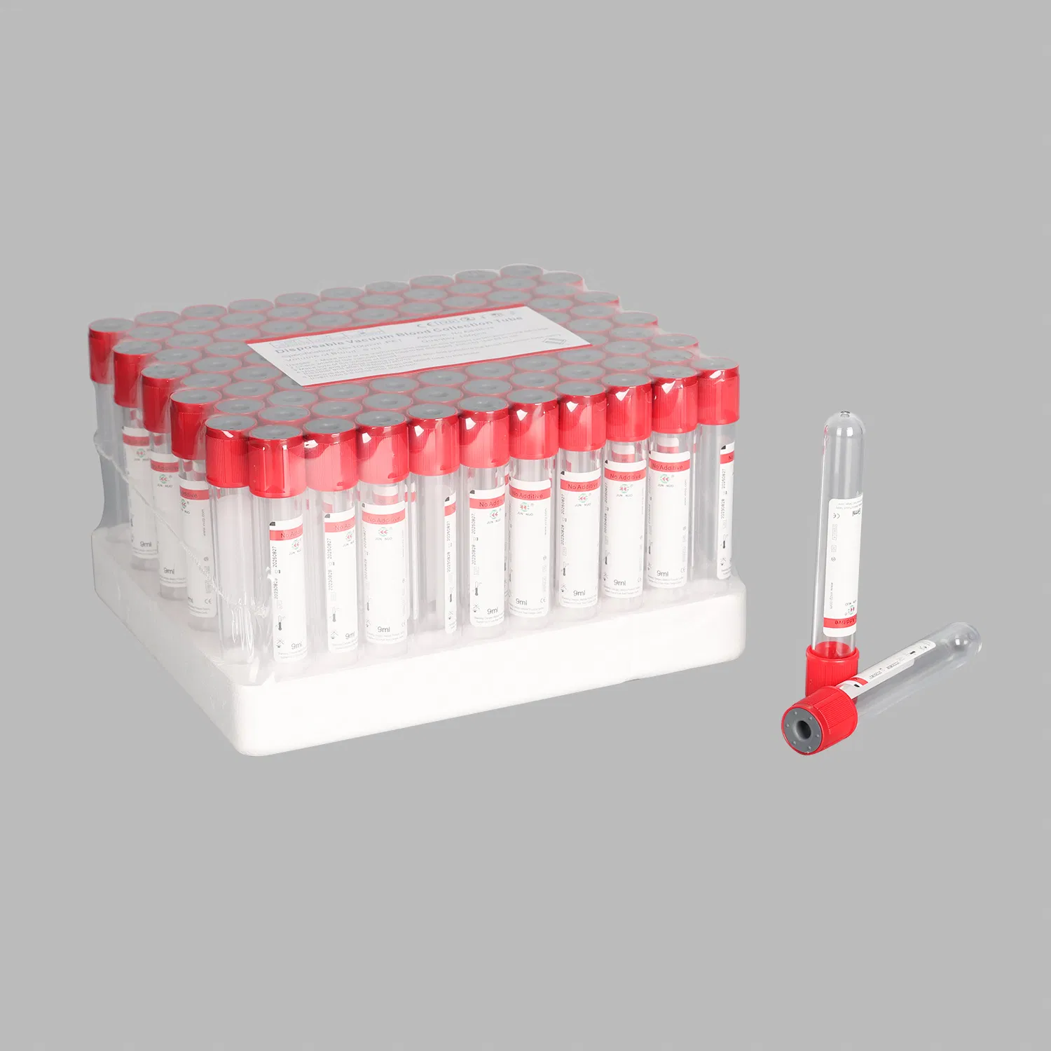 Plain Tube Vacuum Blood Collection Tube of Disposable Medical Supplies