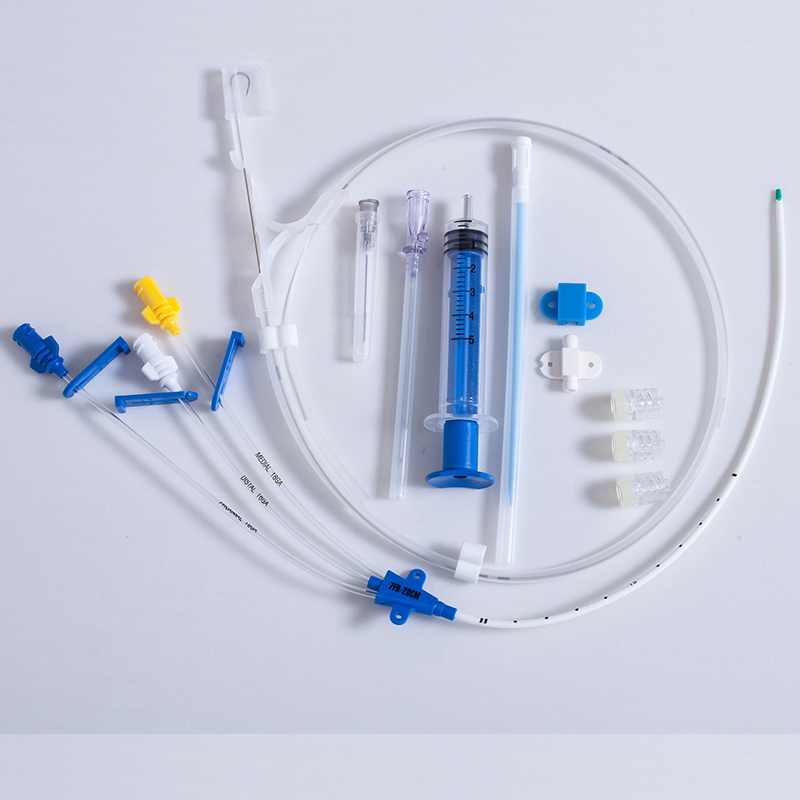 Factory Direct OEM Disposable Central Venous Catheter Kit Triple Lumen Anesthesia Products
