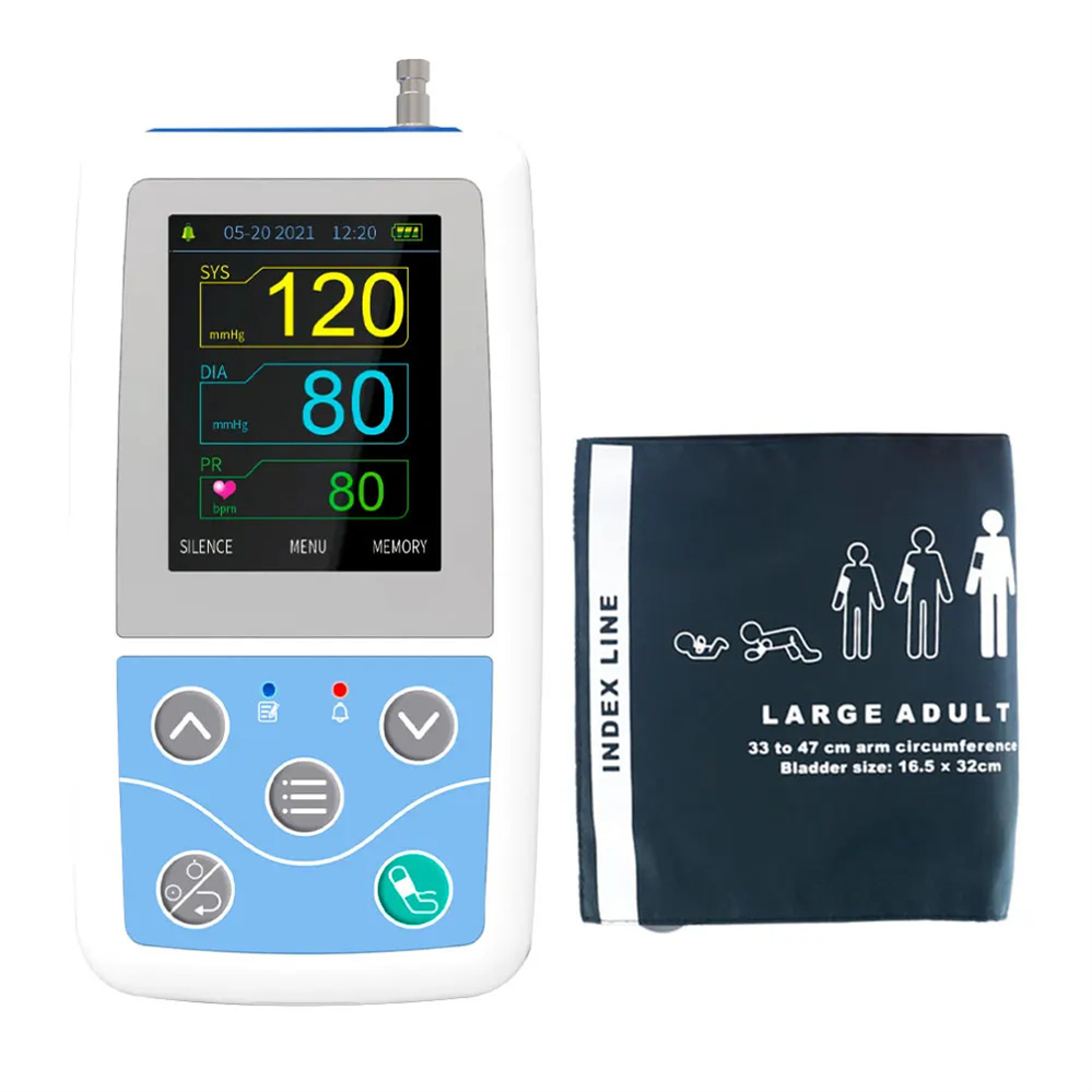 Contec Abpm50 24 Hours Ambulatory Mobile Digital Sphygmomanometer Portable Blood Pressure Monitor