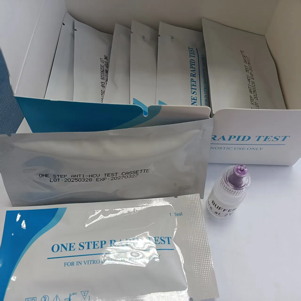One Step Rapid Medical Diagnostic HCV Rapid Test Kits Cassette/Device