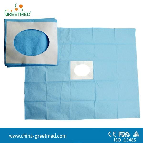 Medical Abdominal Adhesive Disposable Sterile Fabric Surgical Drape with Hole