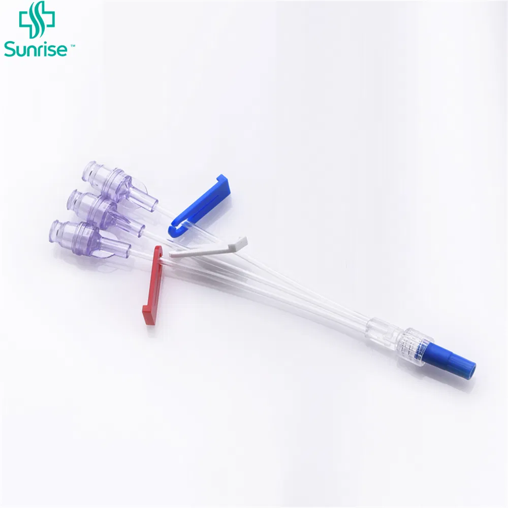 China Manufacturer Medical IV Cannula Catheter with Extension Tube Y Type