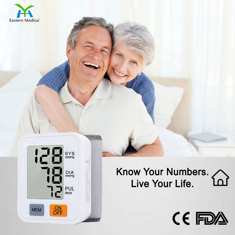 Wrist-Mounted Blood Pressure Monitor Dynamic Blood Pressure / CE / FDA Sphygmomanometer