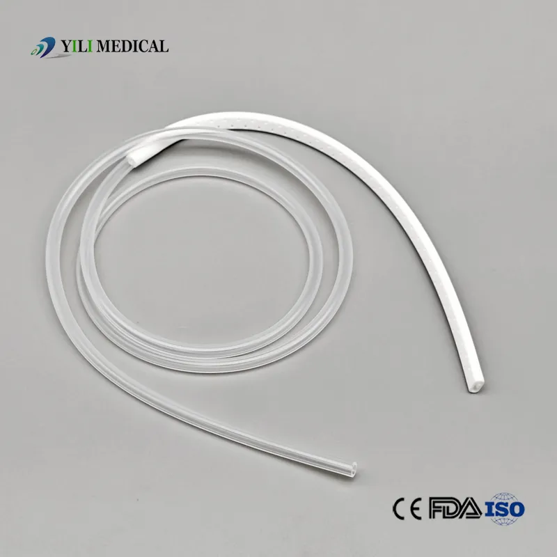 Silicone Round Fluted Drain Tube 5