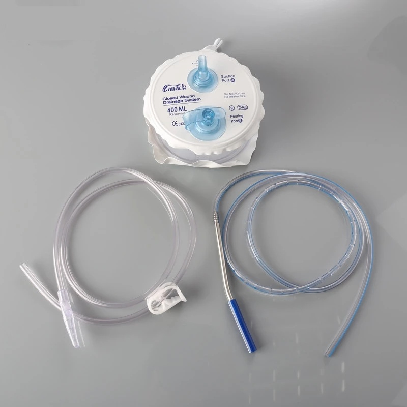 Disposable Silicone/PVC Closed Wound Drainage System Kit