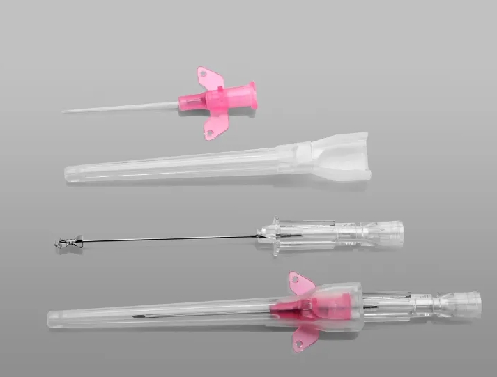 Disposable Safety IV Cannula/IV Catheter with Injection Port