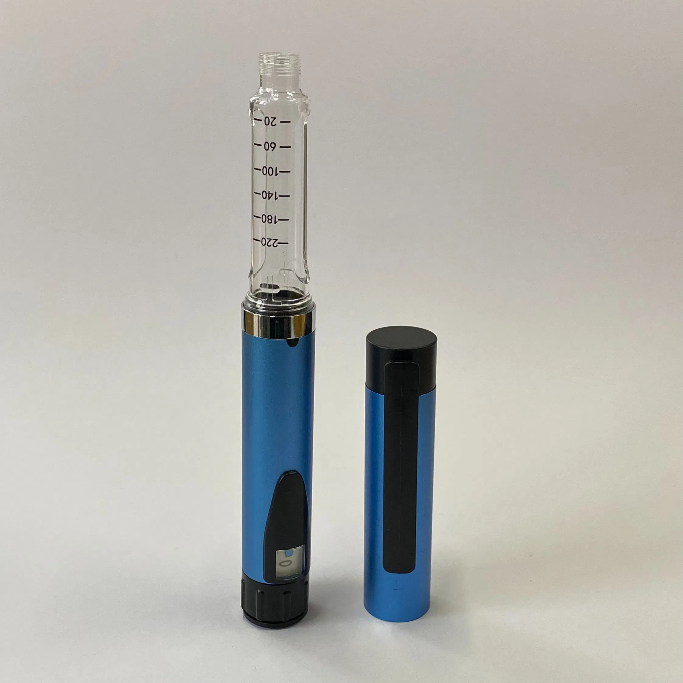 Different Color Insulin Injector Pen Reusable Insulin Injector Pen with Plastic and Metal Material