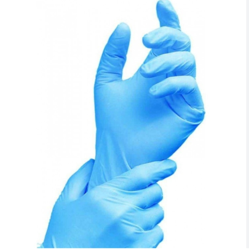 Disposable Nitrile Exam Gloves Blue Powder Free Latex-Free for Safety and Protection