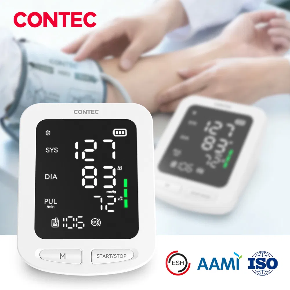 Contec08e CE Esh AAMI Automatic Digital Sphygmomanometer Monitoring Blood Pressure Monitor