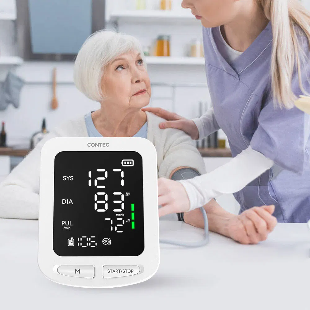 Esh AAMI ISO Contec08e Colorful Digital Blood Pressure Monitor for Home Use