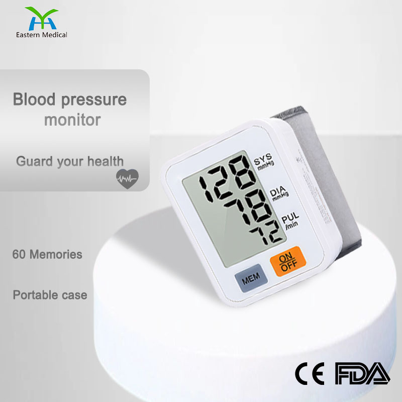 Wrist-Mounted Blood Pressure Monitor Dynamic Blood Pressure / CE / FDA Sphygmomanometer