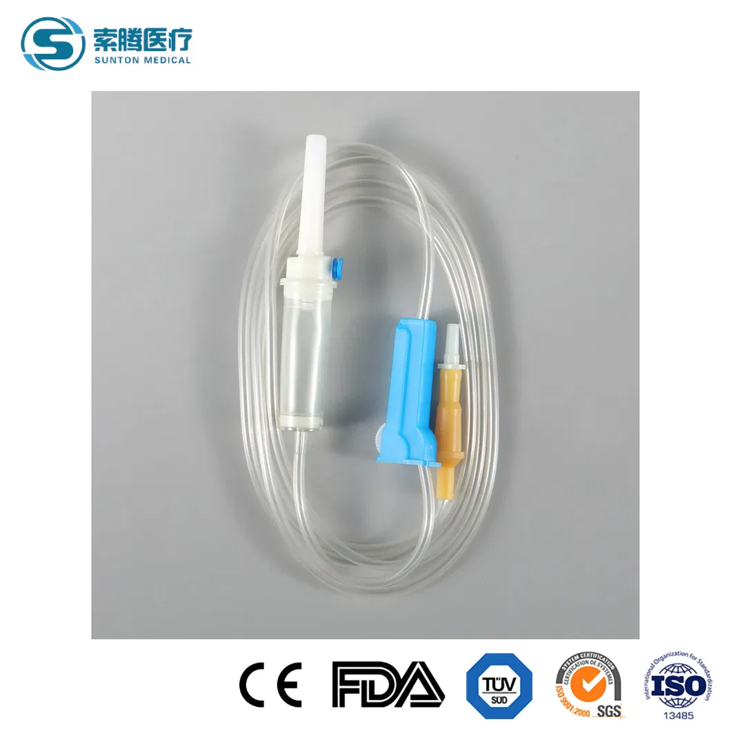 Disposable Sterile IV Medical Ordinary Luer Slip/Lock Infusion Set with Needle CE, ISO with Filter Intravenous Drip Chamber Type