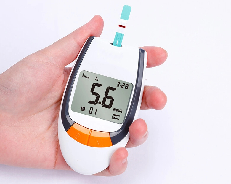 Best Quality Safe Check Digital Blood Glucose Monitor Portable Glucometer to Test Blood Sugar with Factory Price