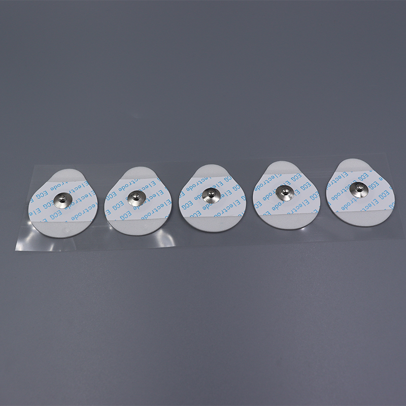 Medical Manufacturing OEM Snap Self Adhesive Disposable Electrode Patch Pads ECG Electrodes