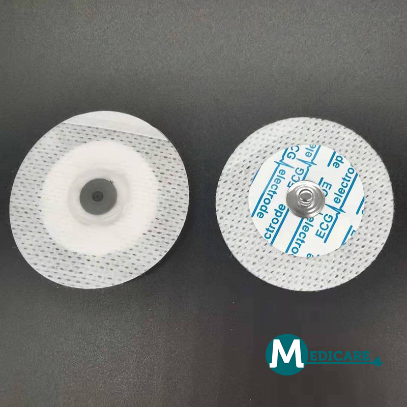 Hospital Medical Disposable Products ISO Marked PE Foam Backing Disposable ECG Electrode