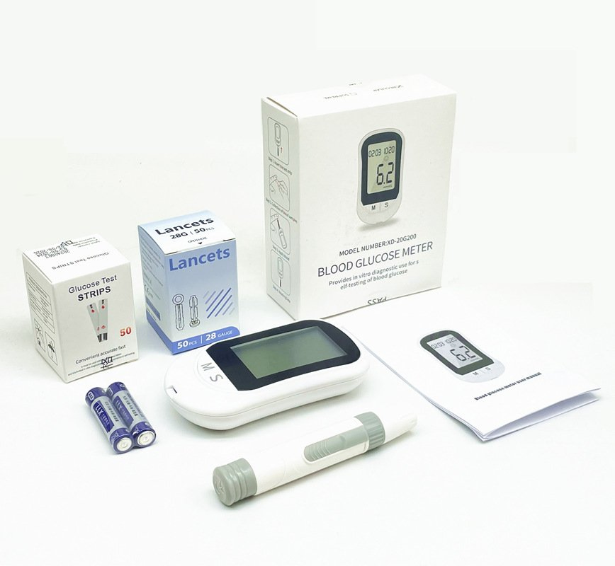Low Price Wholesale Multifunctional Blood Glucose Meter Minimally Invasive Blood Pressure Monitor